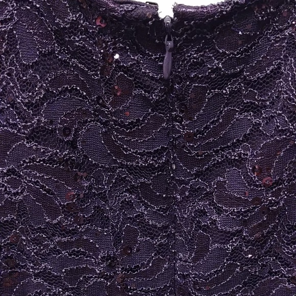 Alex evening 2 Piece Mother of the Bride eggplant evening wear size 14 - Picture 11 of 16